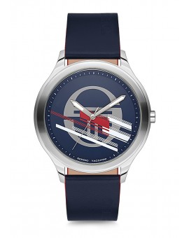 SERGIO TACCHINI CUIR BLEU