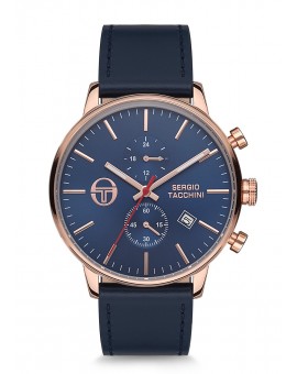 SERGIO TACCHINI CUIR BLEUE